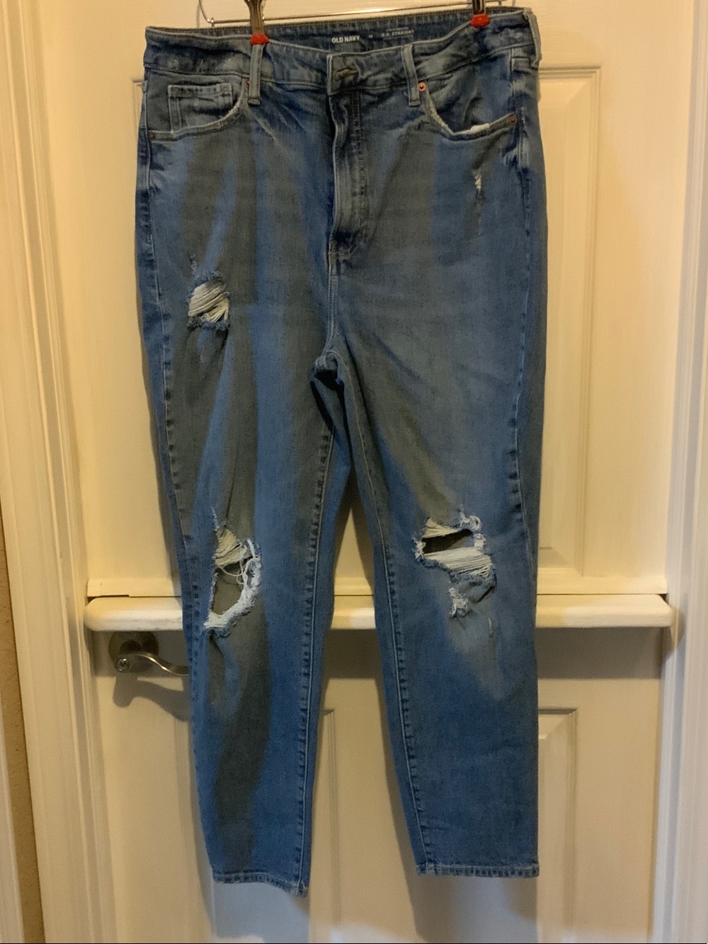 Old Navy Light Blue Ripped Boyfriend Jeans